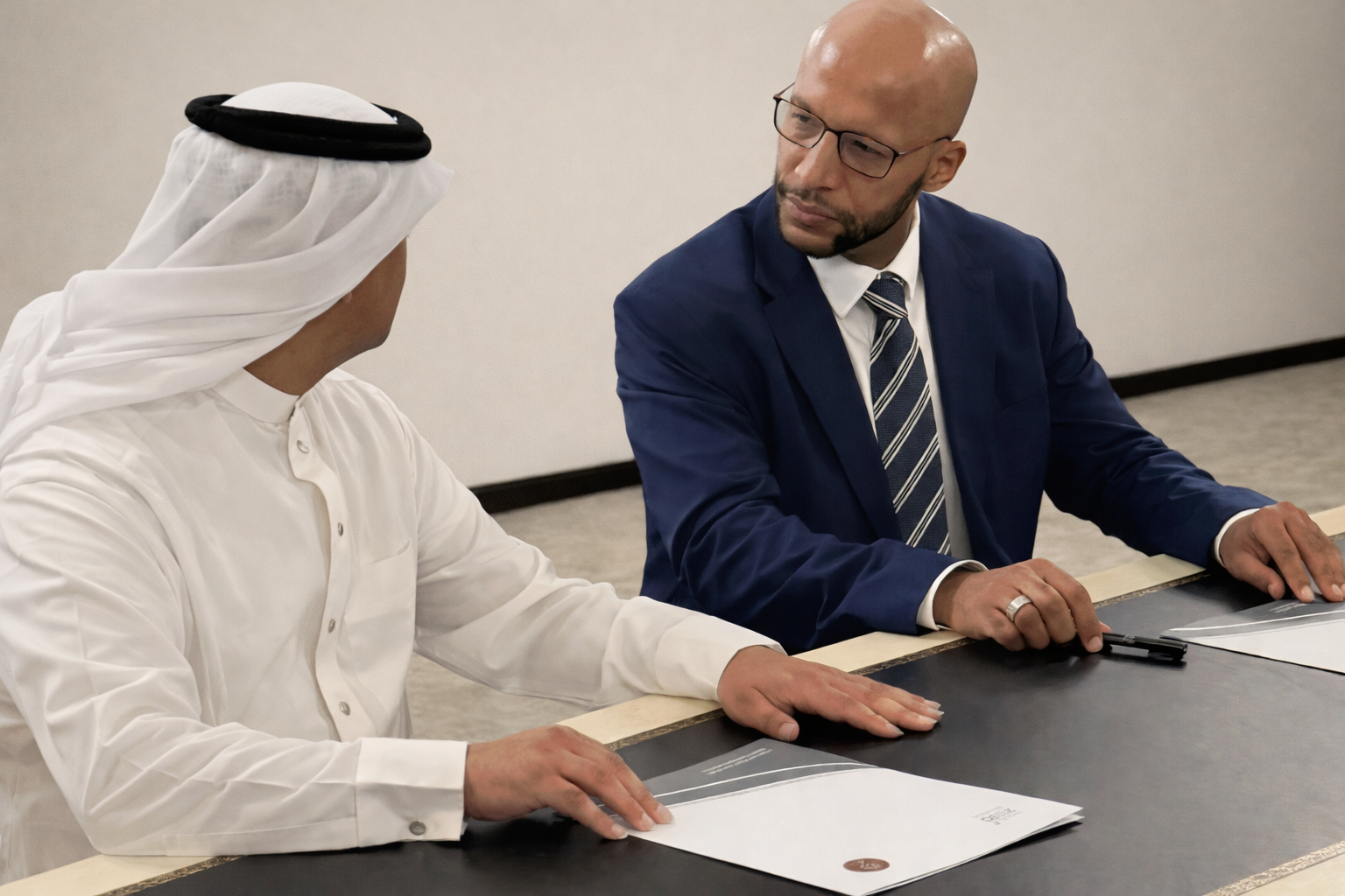 Business meeting in Riyadh, Saudi Arabia