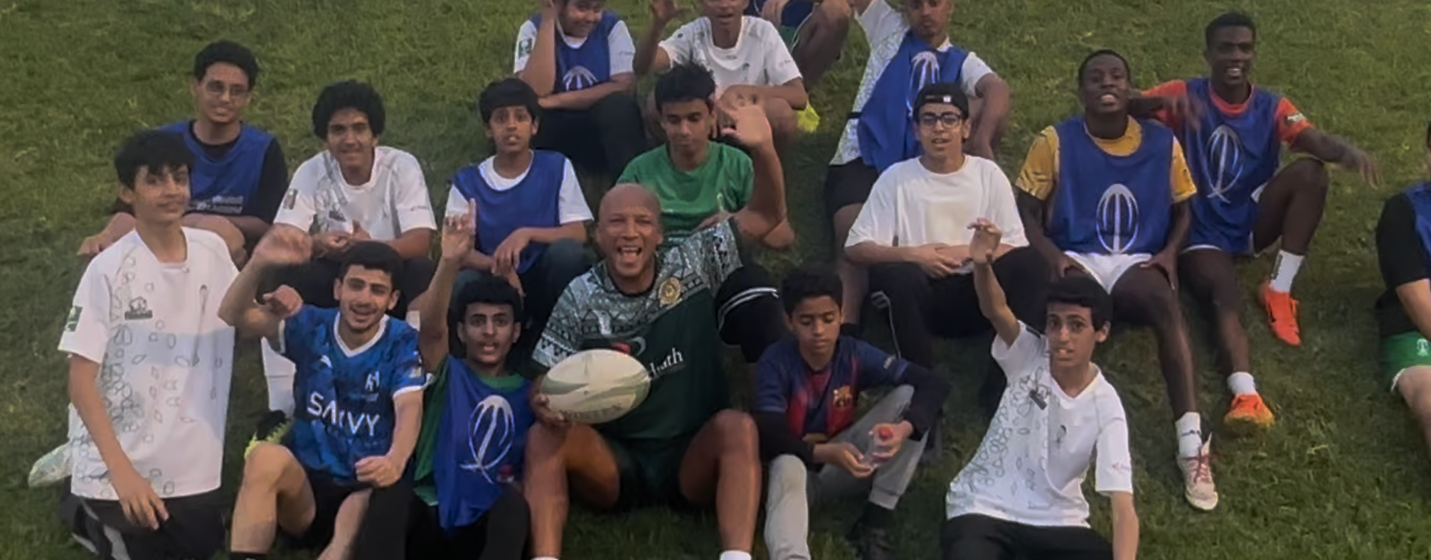 Jody coaching young players, Riyadh, 2025